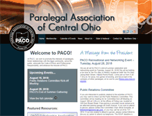 Tablet Screenshot of pacoparalegals.org